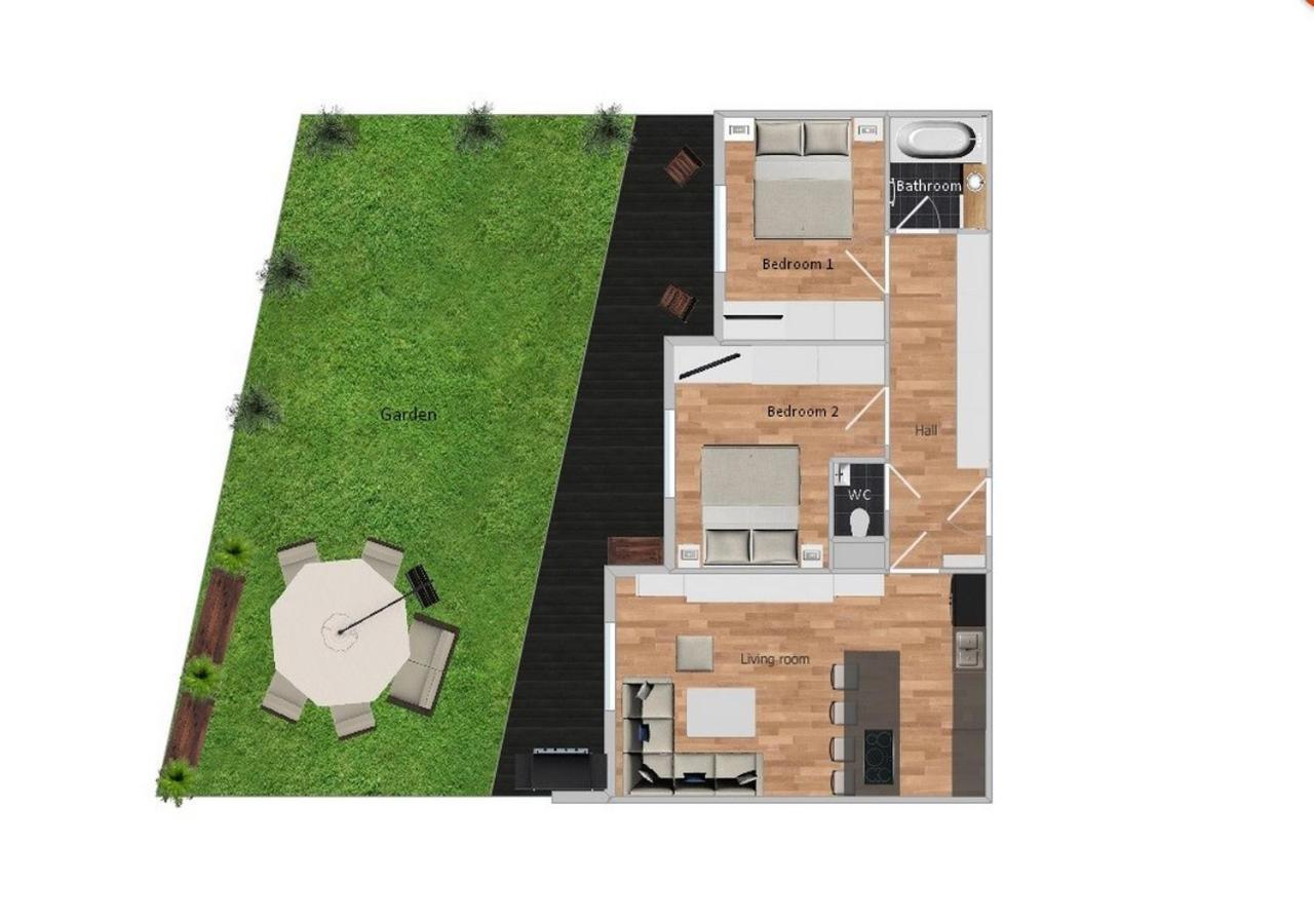 Krejcarek Garden Apartment Praga Esterno foto